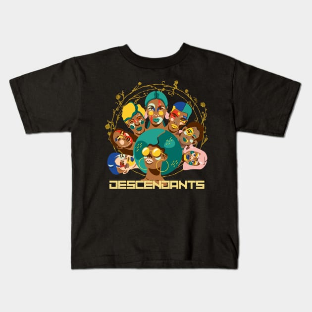 art and cultural diversity Afro heritage and descent. Kids T-Shirt by JENNEFTRUST